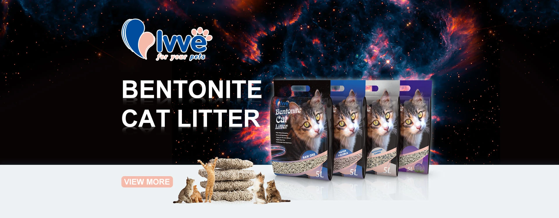 bentonite cat litter banner